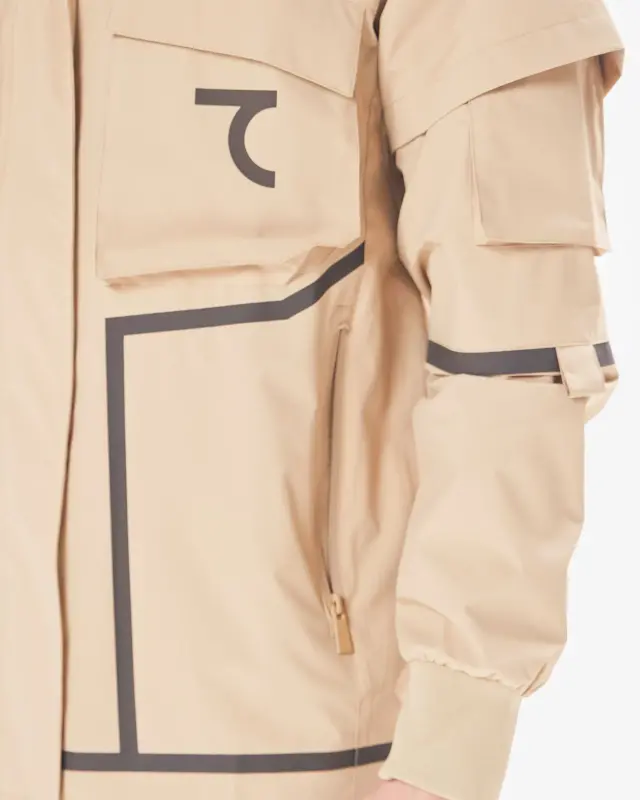 7RAW Windbreaker - BEIGE-BROWN - 15