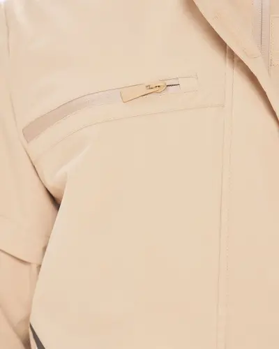 7RAW Windbreaker - BEIGE-BROWN LINE - 13