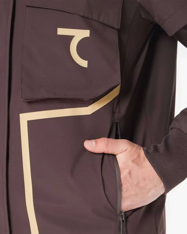 7RAW Windbreaker - DARK BROWN BEIGE - 11