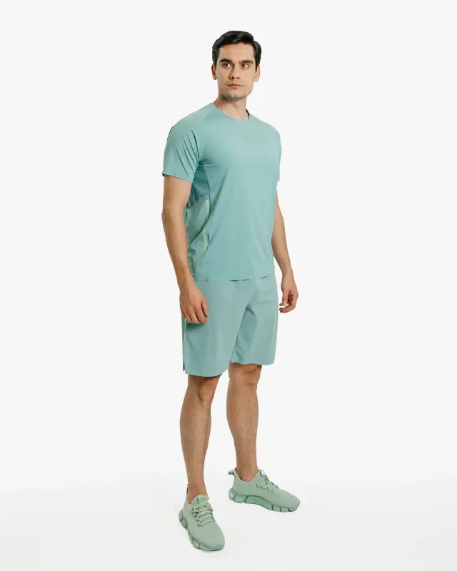 7RUN Shorts - OCH DENGIZ YASHILI - 5