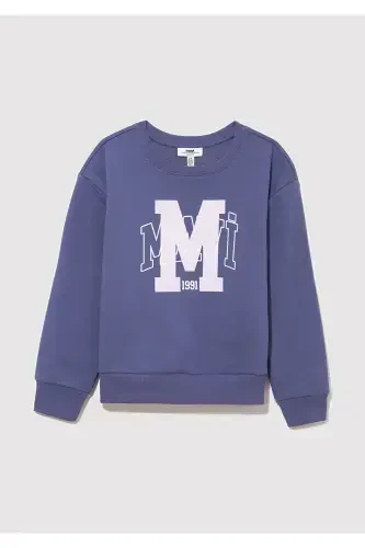 7s10050-70661 Logo chop etilgan binafsha rangdagi futbolka - 2