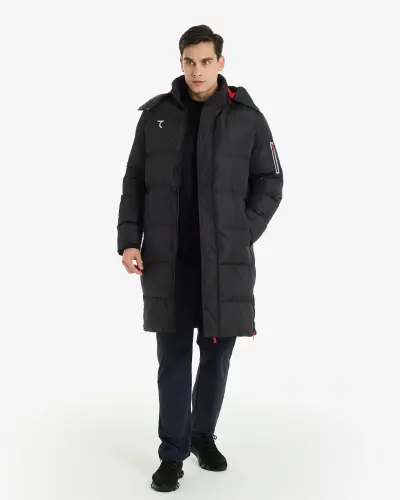 7SABER Arctic Flow Parka Ceket - SİYAH - 1