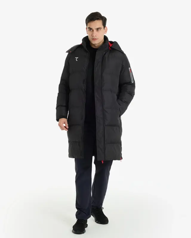 7SABER Arctic Flow Parka Ceket - SİYAH - 7SABER