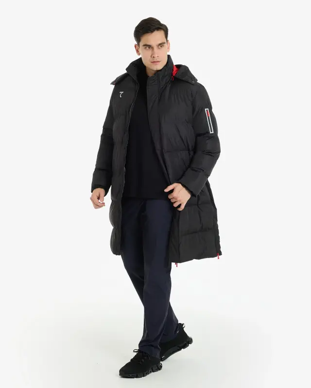 7SABER Arctic Flow Parka Ceket - SİYAH - 2