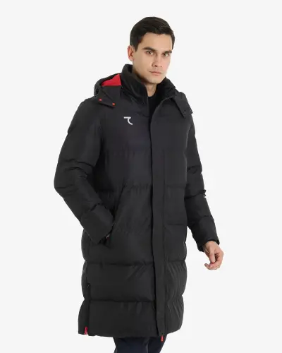 7SABER Arctic Flow Parka Ceket - SİYAH - 6