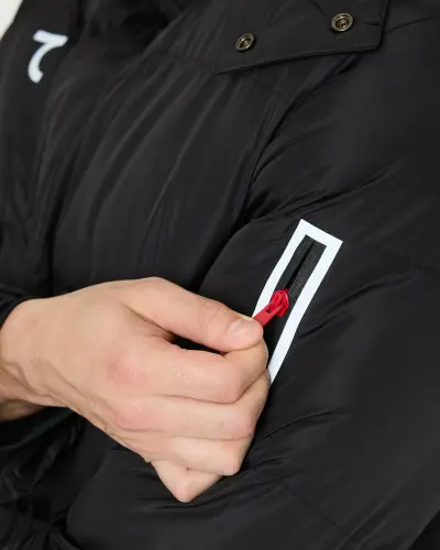 7SABER Arctic Flow Parka Ceket - SİYAH - 12