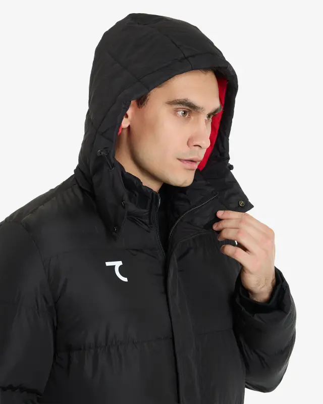 7SABER Arctic Flow Parka Ceket - SİYAH - 14