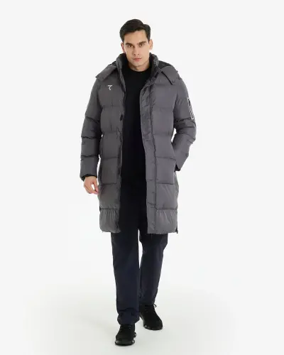 7SABER Arctic Flow Parka Jacket - GREY 