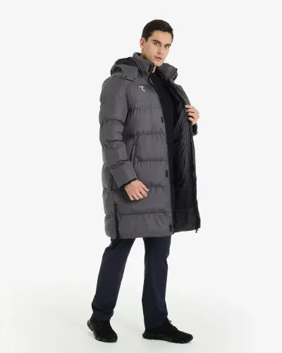 7SABER Arctic Flow Parka Jacket - GREY - 3