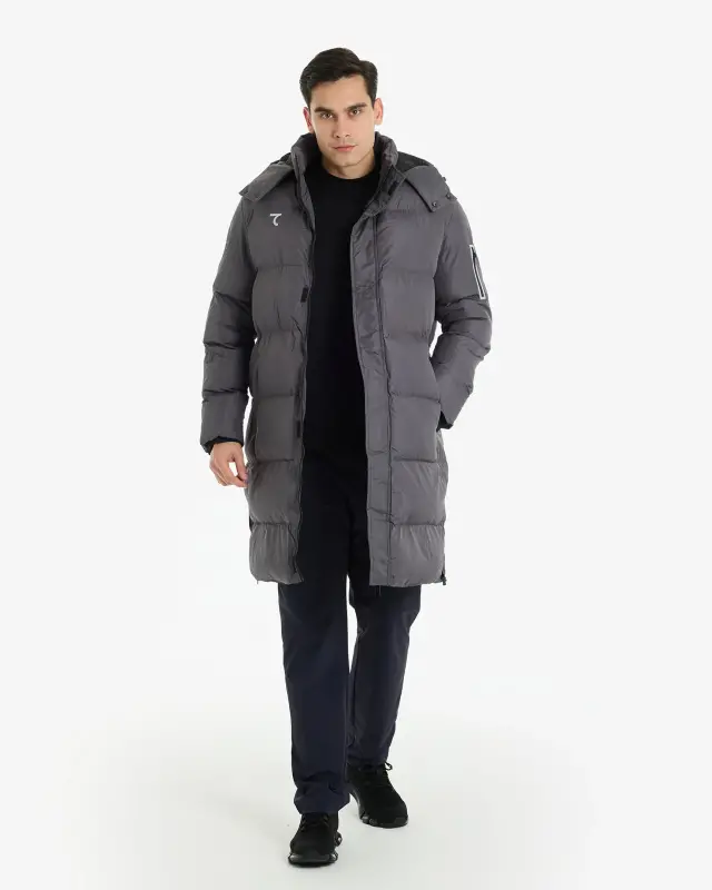 7SABER Arctic Flow Parka Jacket - СЕРЫЙ - 1