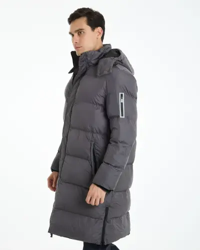 7SABER Arctic Flow Parka Jacket - СЕРЫЙ - 8