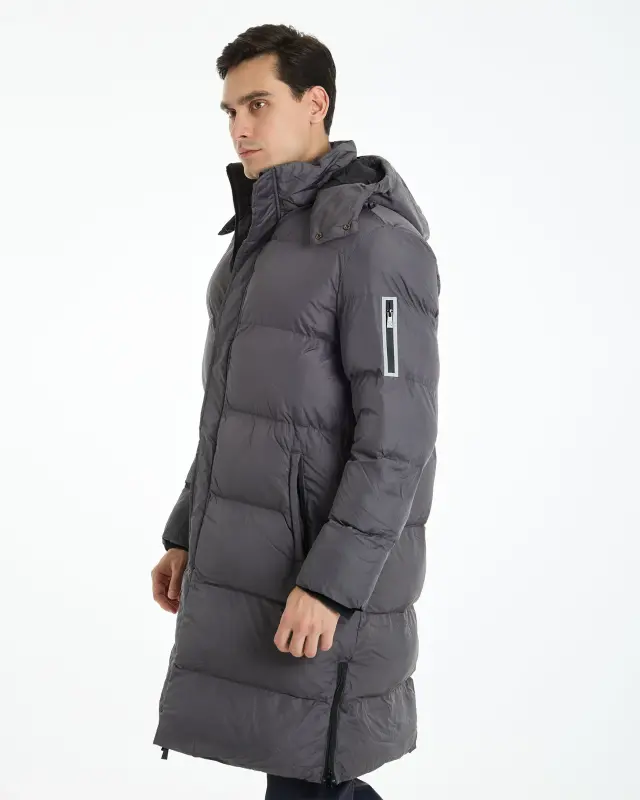 7SABER Arctic Flow Parka Jacket - СЕРЫЙ - 8