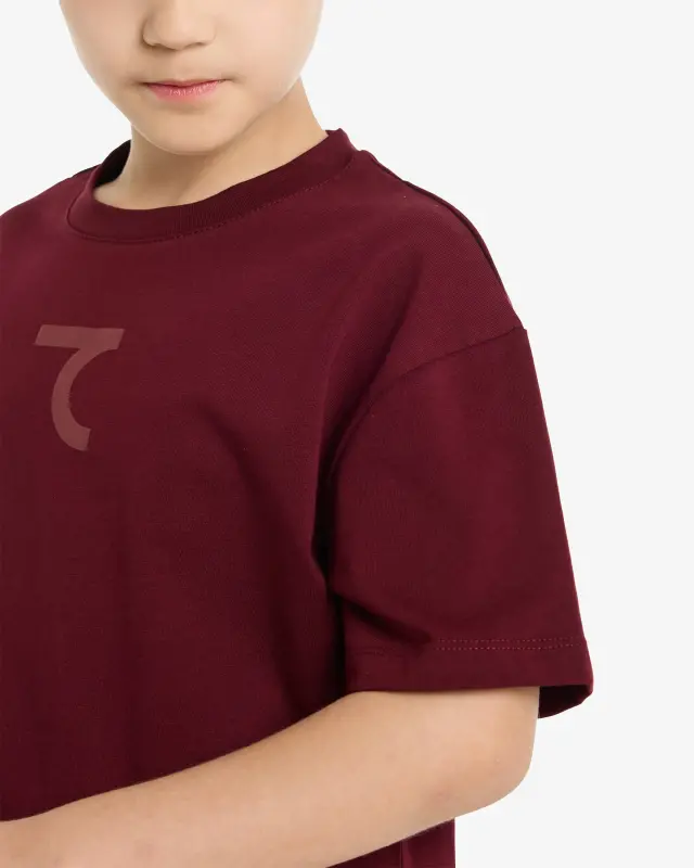7SABER Essential Tişört - BORDO - 1