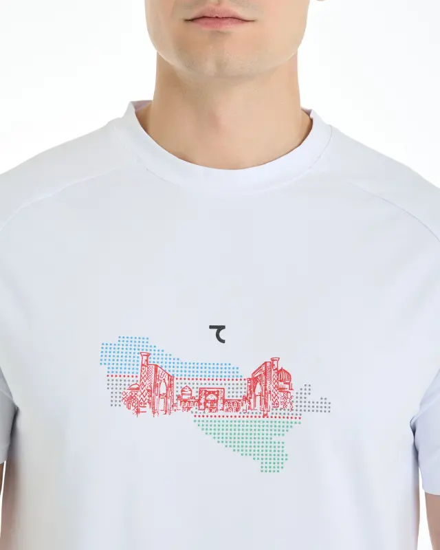 7SABER Samarkand Heritage T-Shirt - WHITE - 6