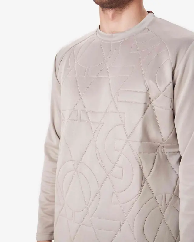 7SABER Sweatshirt - BEIGE - 5