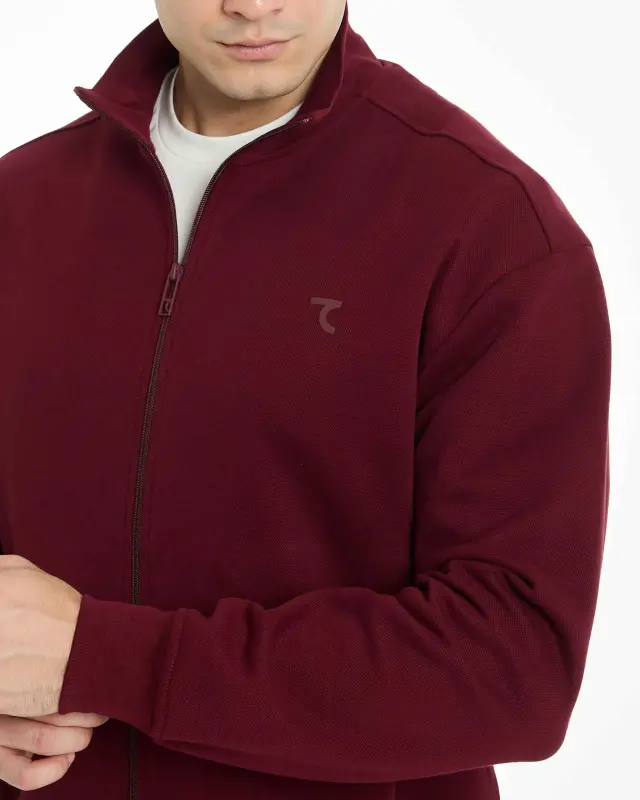 7SABER Urban Ease Sports Suit - БОРДОВЫЙ - 12