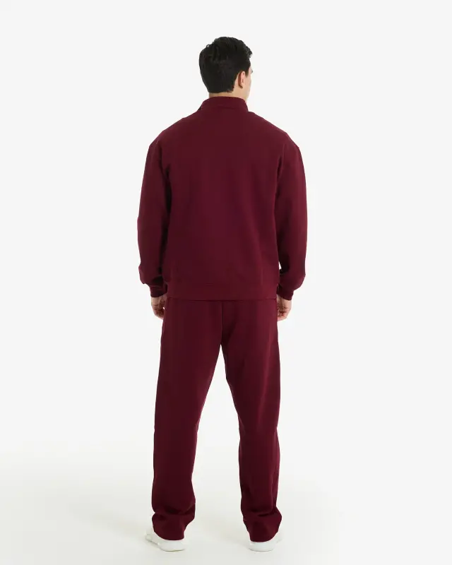 7SABER Urban Ease Sports Suit - BURGUNDY - 4