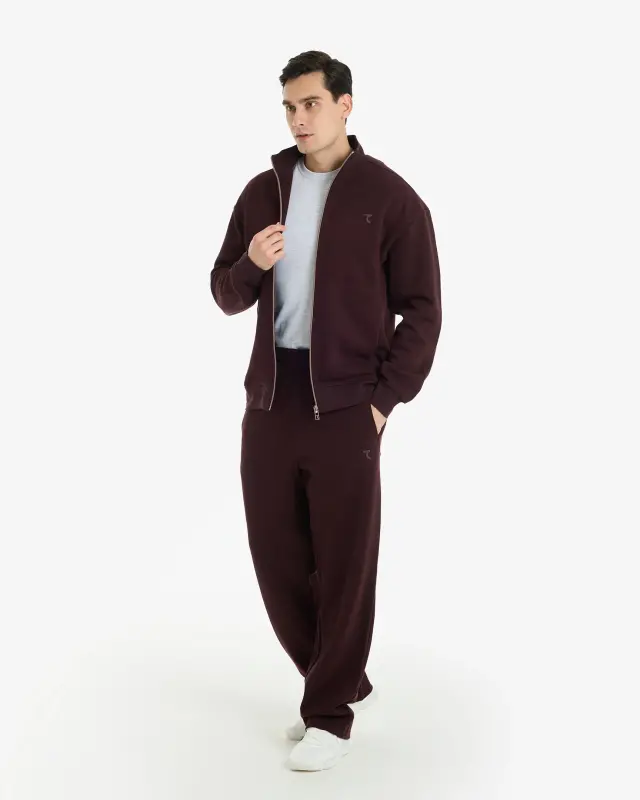 7SABER Urban Ease Sports Suit - TO‘Q JIGARRANG - 2
