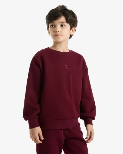 7SABER Urban Ease svitshot - CRIMSON - 9