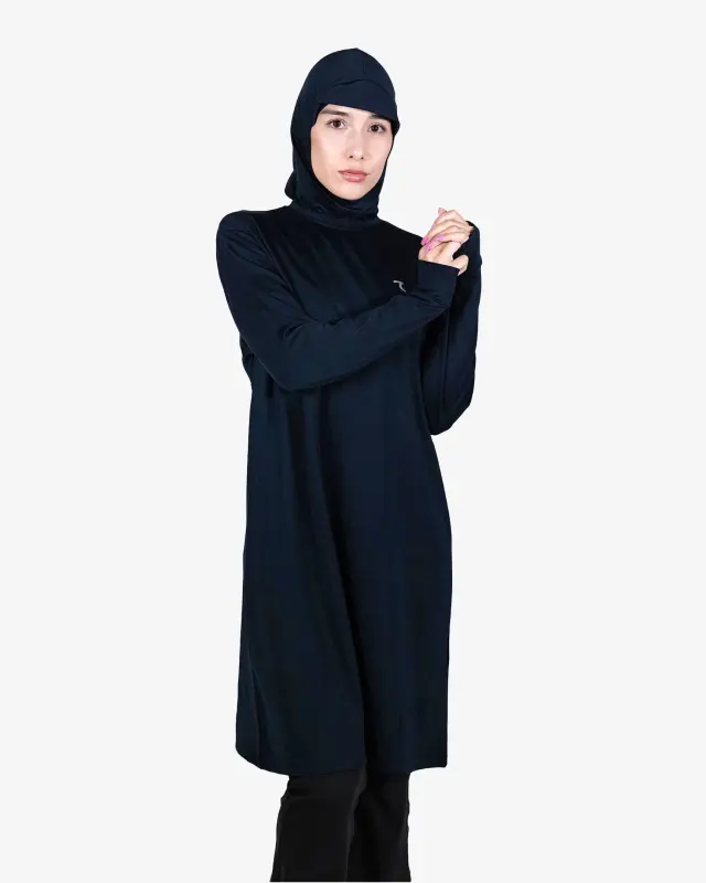 7SHE Spor Tunik Başörtüsü - MAVİ - 2