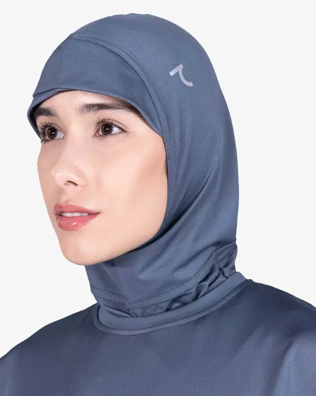 7SHE Sports Tunic Hijab - СЕРЫЙ - 6