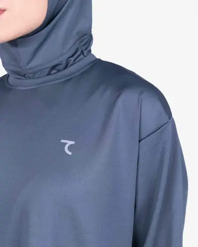 7SHE Sports Tunic Hijab - СЕРЫЙ - 7