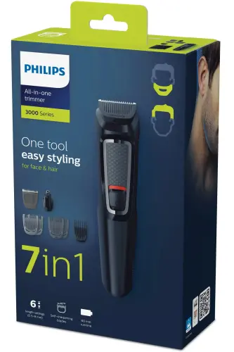 7si 1 da erkaklar uchun parvarishlash to'plami Mg3720/15-yuz/soch(IS - 8