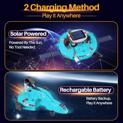 STEM Toys for Kids Ages 8-13, Christmas Birthday Gifts for 8 9 10 11 12 13 14 Year Old Teen Boys Girls, 6-in-1 Solar Robot Educational Science Building Experiment Kits - 3