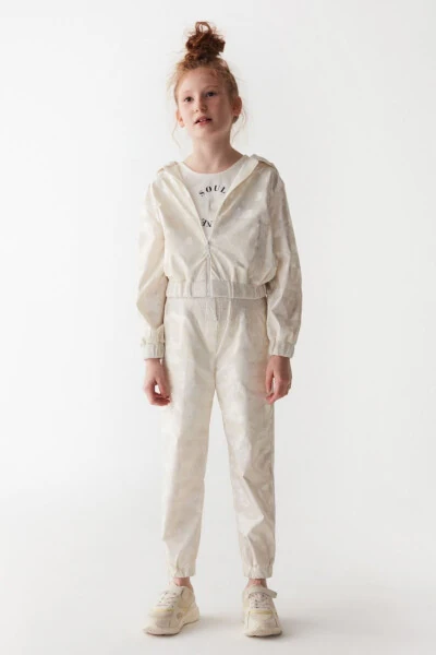 8-14 Years Magic Shine Girls Jacket - Cream - HAUSEKIDS