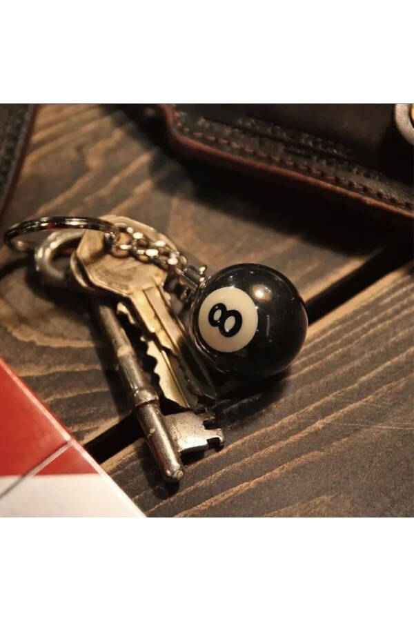 8 Ball Billiard Ball Keychain (WOMİ) - 15