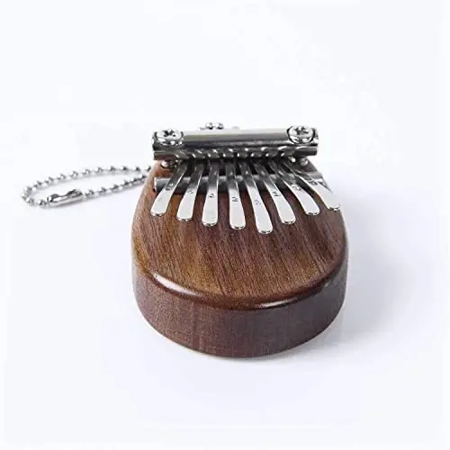 8 Key Mini Kalimba Exquisite Finger Thumb Piano Marimba Musical Good Accessory Pendant Gift - 5