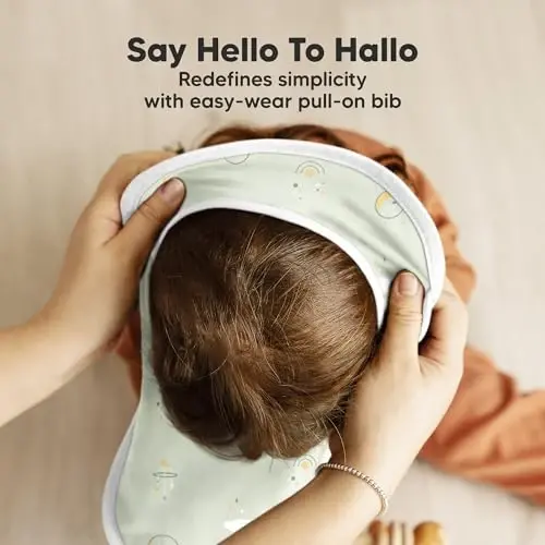 8-Pack Baby Bibs for Boys, Girls - Pullover Bibs for Drooling Teething Baby Girl & Boy Toddler, Newborn, Soft & Absorbent, Cute Colors, Large Torso Coverage Keep Infant Clean & Dry (Dreamers) - 4