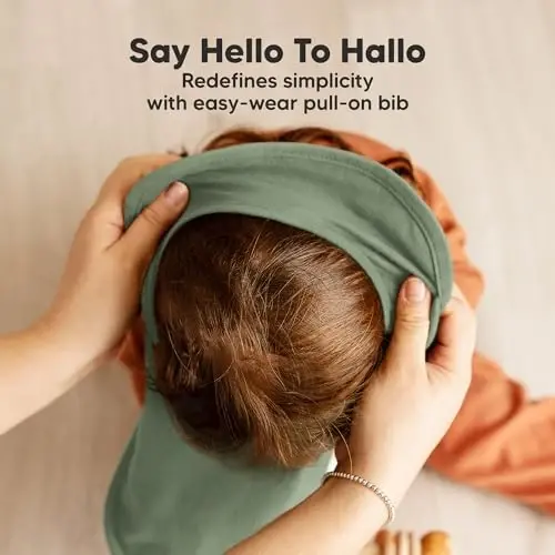 8-Pack Baby Bibs for Boys, Girls - Pullover Bibs for Drooling Teething Baby Girl & Boy Toddler, Newborn, Soft & Absorbent, Cute Colors, Large Torso Coverage Keep Infant Clean & Dry (Eclipse) - 4