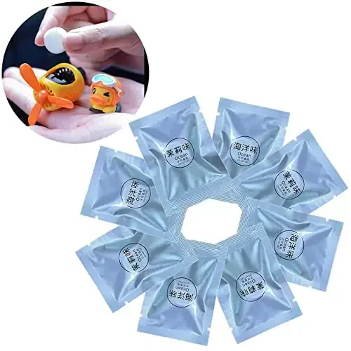 8 Packs Car Air Fresheners Solid Fragrance Replacement Pads, Propeller Air Outlet Vent Fresheners Refill, Car Perfume Suitable for Automotive Interior Decoration (8 Packs) - 3