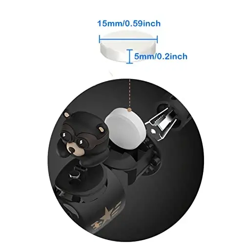 8 Packs Car Air Fresheners Solid Fragrance Replacement Pads, Propeller Air Outlet Vent Fresheners Refill, Car Perfume Suitable for Automotive Interior Decoration (8 Packs) - 4