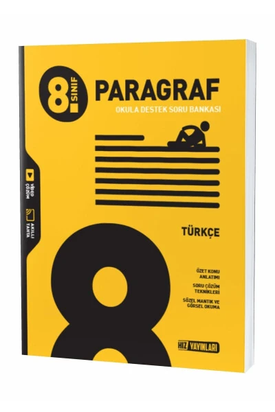 8. Sınıf Paragraf Soru Bankası - HIZ YAYINLARI