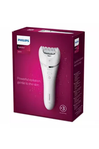 8000 Series Wet/Dry Epilator - Braun Mini Trimmer - Eyebrow Razor 3-Piece Set - PHILIPS (1)
