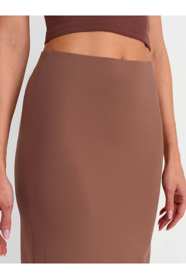 80354 Midi Pencil Skirt - S. Coffee - 16