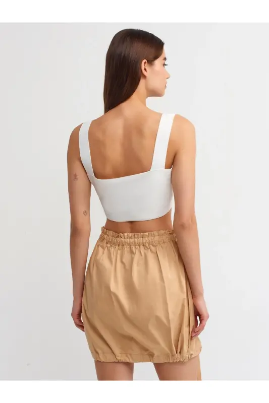 80851 Cargo Pocket Skirt-Beige-Beige - 2