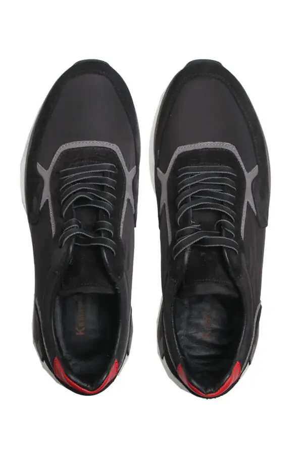 812 2507 MEN'S SPORTS SHOES & SNEAKERS-BLACK - 4