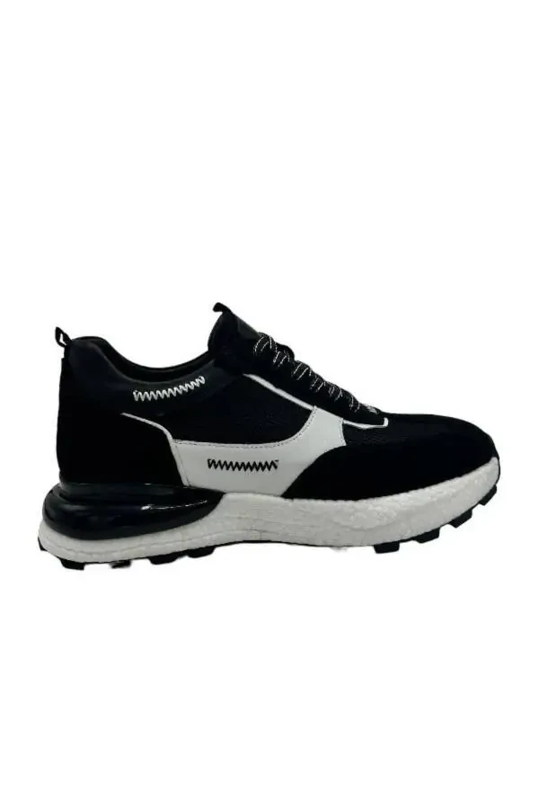 812 2521 MEN'S SPORTS SHOES & SNEAKER-BLACK SUEDE - 1