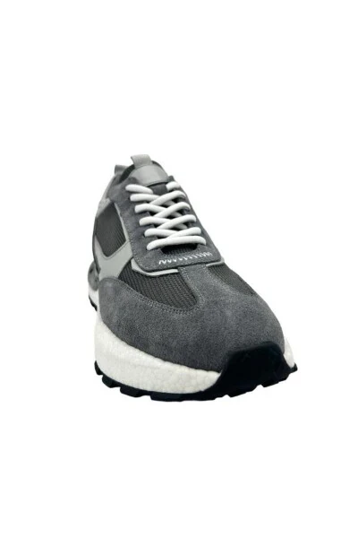 812 2521 MEN'S SPORTS SHOES & SNEAKERS-GRAY SUEDE - KEMAL TANCA (1)