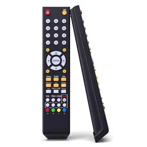 Universal Remote Control Replacment for All Sceptre TV LED LCD HDTV (8142026670003C) 