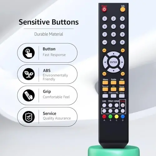 8142026670003C Universal Replacment Remote Control Compatible for All Sceptre TV LED LCD HDTV (8142026670003C) - 6