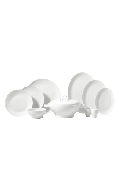 8185 Lidya Collection Plain 12 Person 60 Piece Round Dinner Set - KORKMAZ