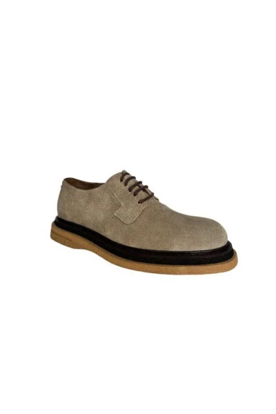 852 5001 MEN CLASSIC SHOES-BEIGE SUEDE - Kemal Tanca (1)