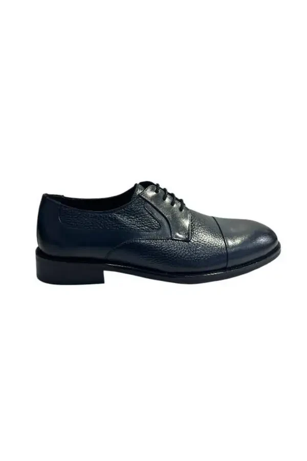 852 Z-448 MEN'S CLASSIC SHOES-NAVY BLUE ANTIQUE FLO - 1