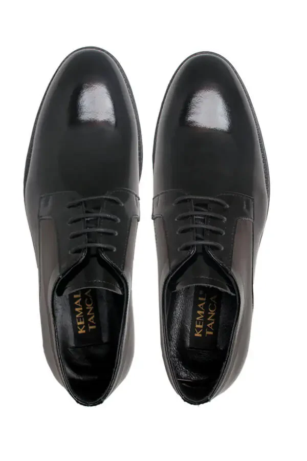 859 A-1900 ERKAK KLASSİK OYOQ KIYIM-QORA RUGAN - 4