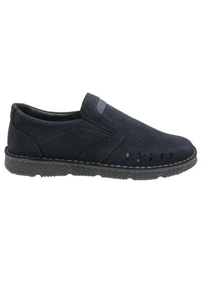 859 F-4001 MEN'S CASUAL SHOE - NAVY NUBUCK - KEMAL TANCA