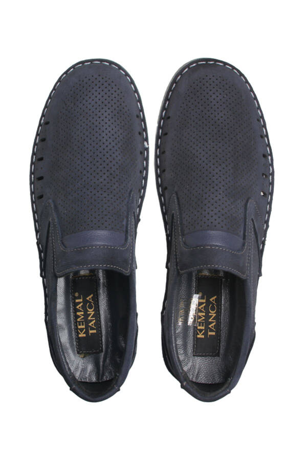 859 F-4001 MEN'S CASUAL SHOE - NAVY NUBUCK - 4